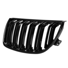 Double Slat Sport Kidney Grille Grill Black for E90 E91 2005-2008