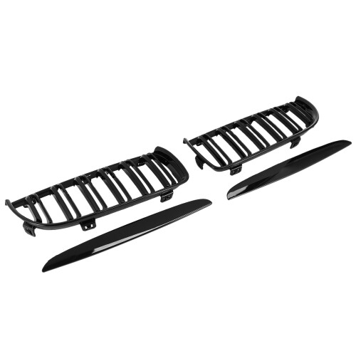 Grille Grill Double Rein Sport Noir pour  E90 E91 2005-2008 1