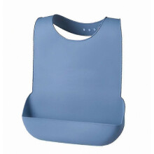 Silicone Adult Bib Waterproof Clothing Protector Reusable Apron Mealtime Crumb Catcher Sztlv