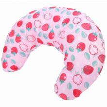 Cat Sleeping Pillow Comfortable Pet Neck Pillow Pink Cloth Material
