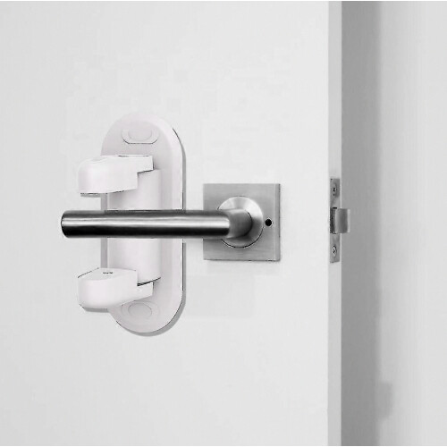 2 Pack Door Lever Lock Safety Handle 1