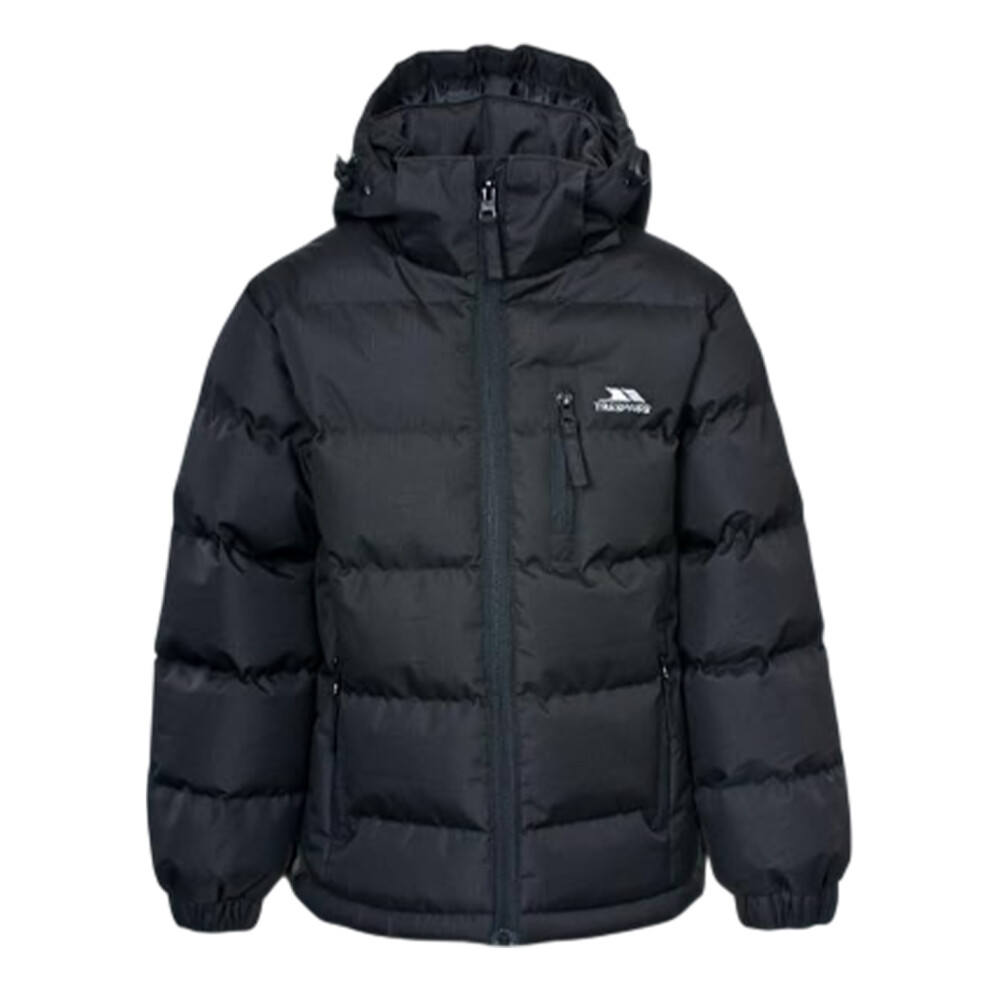 Trespass Men's Black Boy's Tuff Padded Jacket In | : Size 3-4 Years - Image 3
