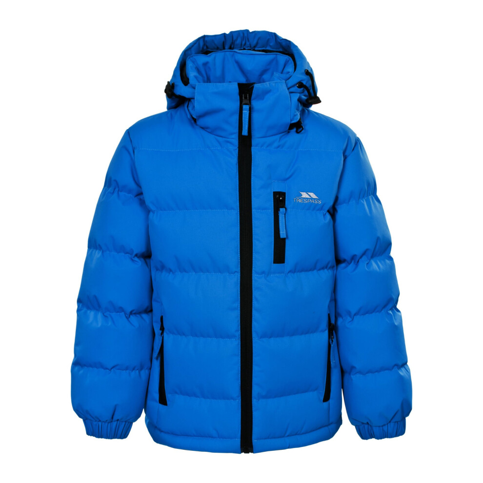 Trespass Boys Blue Tuff Padded Jacket - 9-10 Years - 100% Polyester - Image 3