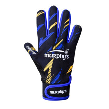 (6, Black/Amber/Blue) Murphys Childrens/Kids Vision Gaelic Gloves