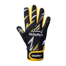 (5, Black/White/Amber) Murphys Childrens/Kids Vision Gaelic Gloves