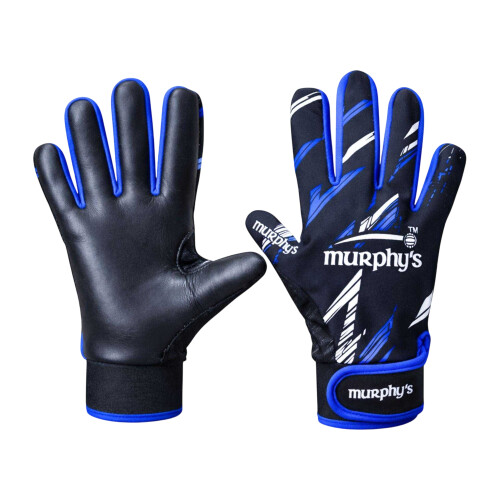 (6, Black/White/Blue) Murphys Childrens/Kids Vision Gaelic Gloves 2