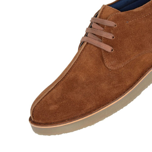 (8 UK, Tan) Roamers Mens Eyelets Suede Desert Boots 2