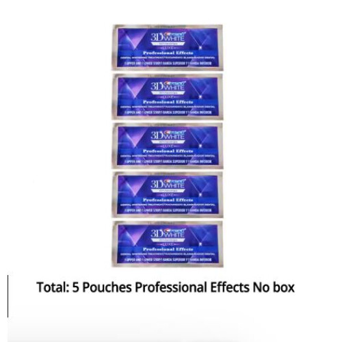 Teeth Whitening Strips Professional 3D White 5 Pairs