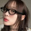 (Black)GM transparente Katzenbrille mit Blaulichtfilter leichtes PC-Gestell ideal 2