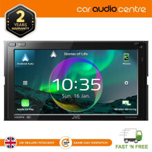 JVC KW-M875DBW Digital Media Receiver USB Bluetooth Apple CarPlay Android Auto