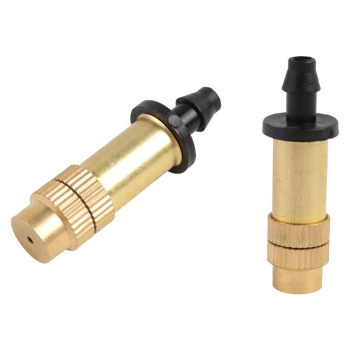 50PCS Adjustable Sprayer Brass Misting Nozzle Atomizing Sprinkler for  Drip Garden Watering Irrigation Spray 1
