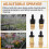 50PCS Adjustable Sprayer Brass Misting Nozzle Atomizing Sprinkler for  Drip Garden Watering Irrigation Spray 6