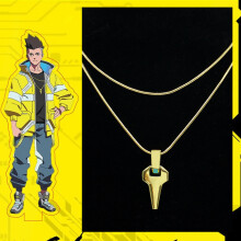 David Cyberpunk Edgerunners Martinez Cosplay Necklace Metal Pendant Fans Gift