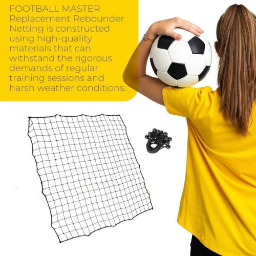 Replacement Net Rebounder Football Catching Fielding Training Rebound Mesh Catch 1