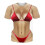 (Style E,4XL)Three Point Strap Bikini Pattern Parody Printed T Shirt For Both Men And Women 1