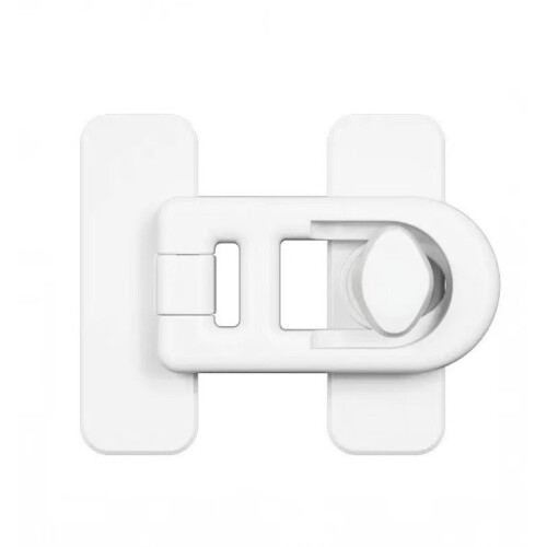 (White)Baby Safety Lock For Refrigerator Cupboard Doors With Secure Tool Fixing