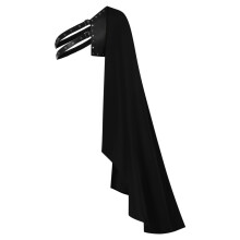 (Black)Western Fantasy Cloak Capes Cosplay Accessory For Themed Parties And Festivals