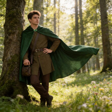 (3XL)The Lord Of The Rings Frodo Baggins Cosplay Costume For Role Play Events Party Halloween