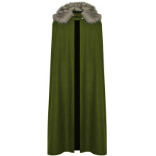 (Green,XXL)Game Of Thrones Jon Snow Cosplay Cape For Themed Events Halloween Fashion Party