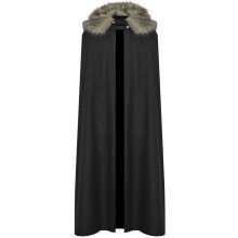 (Black,L)Game Of Thrones Jon Snow Cosplay Cape For Themed Events Halloween Fashion Party