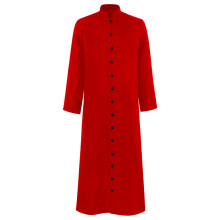 (Red,5XL)European Fantasy Priest Cosplay Attire With Long Robe For Performances Stage