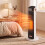 Homcom HOMCOM Portable Space Heater with Realistic Flame Effect, 2000W Ceramic 9