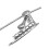 (Silver)Componente Modifica Chitarra Lega Zinco Jazz Tremolo Bridge per Musicisti 5