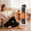 Homcom HOMCOM Portable Space Heater with Realistic Flame Effect, 2000W Ceramic 2