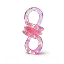 (Crystal Pink)Tango Color Shift Destress Sensory Relief Toy For Kids Relaxation And Diy Activities