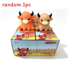 (Highland Cattle)Highland Cattle Slow Rebound Squishy Cake Stress Ball For Office And Use Home