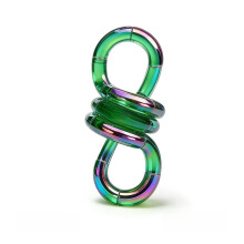(Crystal Green)Tango Color Shift Destress Sensory Relief Toy For Kids Relaxation And Diy Activities