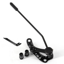 (Black)Guitar Modification Component Zinc Alloy Jazz Tremolo Bridge For Musicians