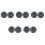 10Pcs 6Ω 30W Black Silk Film Soft Dome Tweeter Speaker Unit 2
