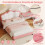 HOMAIRE 4ft6 Pink White PU Upholstered Bed Frame 6