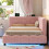 HOMAIRE Pink Boucle Side Storage Bed 3ft 6