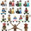 (G0195 8PCS) Stranger Things Inspired Building Blocks Set, 16 Mini Figures Micro Bricks Toy Gift, G0186 1