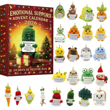 (Color A)Support Advent Calendar Acrylic Supporter Tokens Emotional Quotes Holiday Gifts