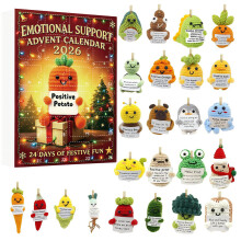 (Color C)Support Advent Calendar Acrylic Supporter Tokens Emotional Quotes Holiday Gifts