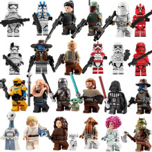 (24pcs) Star Legion Building Blocks Mini Figures Battle Small Particle Assembly Dolls Educational Toys for Kids