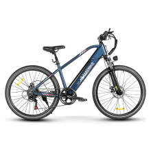 (Blue) Electric Bike 36V 15AH Battery 500W Motor Recommended Top Speed 25KM/H 27.5 Inch Tire Electric Bicycle 55-110 KM Mileage Range Max Load 150KG