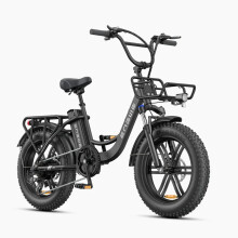 (Black) BOOST Electric Bike 48V 13AH 250W Motor Recommended Top Speed 25KM/H 20inch 126KM Max Mileage 150KG Max Load Electric Bicycle