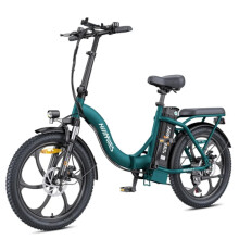 (Green) Electric Bike 36V 13AH 250W Motor Recommended Top Speed 25KM/H 20inch Tire 80-100KM Max Mileage 120KG Max Load Electric Bicycle ENGWE