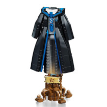 (blue) Harry Magic Robe Blue Building Blocks Model Kit Educational Toy Gift for Boys Movie Collectible