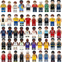 (M8003 12pcs basketball) M8070 M8077 M8101 Soccer Player Star Messi Building Blocks Minifigure Toy DIY Model Collectible Gift 3 Styles Available