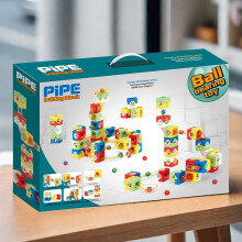 (274PCS) Pipe Ball Building Blocks Toy Creative DIY Marble Run Set for Kids Ages 4-6 Educational Gift Box