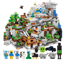Chinese Building Blocks Minecraft Cave Mine Waterfall Base Treehouse Puzzle Toy