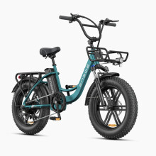 (Green) BOOST Electric Bike 48V 13AH 250W Motor Recommended Top Speed 25KM/H 20inch 126KM Max Mileage 150KG Max Load Electric Bicycle