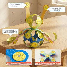(66pcs) Magnetic Tiles Building Blocks Set Soft Magnet Puzzle Toy Parent-Child Interactive Educational STEM Kit for Kids Multicolor