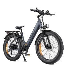 (Black) 48V 16Ah Electric Bike, 250W Motor, 26*4.0 Inch Fat Tire, 120-140KM Long Range, All-Terrain Mountain E-Bike for Mountain & Snowfield Roads