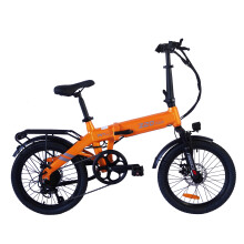 (Orange) Electric Bike, 36V 14.5AH, 250W Motor, Torque Sensor, 20 Inch Tires, 25KM/H Top Speed, 120KM Range, 150KG Max Load, Folding E-Bike